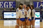 Volleyball vs Babson  Wheaton Women's Volleyball vs Babson College. - Photo by Keith Nordstrom : Wheaton, Volleyball, VB